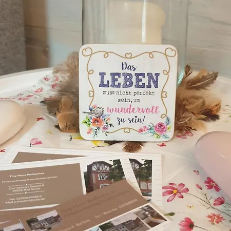Apartament Tinyhaus Wolkenlos Familie Hamdorf Bad Sulza